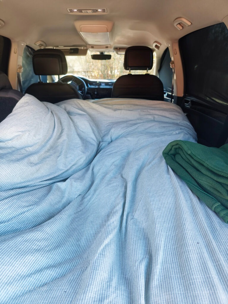 Himmelbett im Kofferraum